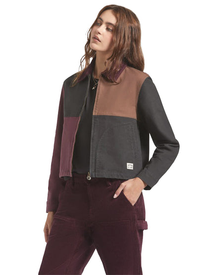 Mechanic Garage Jacket - Port, Black, & Brown