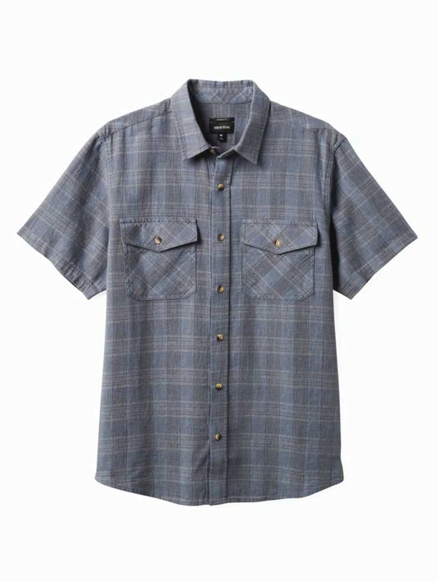 Memphis Short Sleeve Shirt - Flint Blue & Cinder