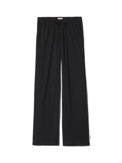 Pointelle Lounge Pants - Black