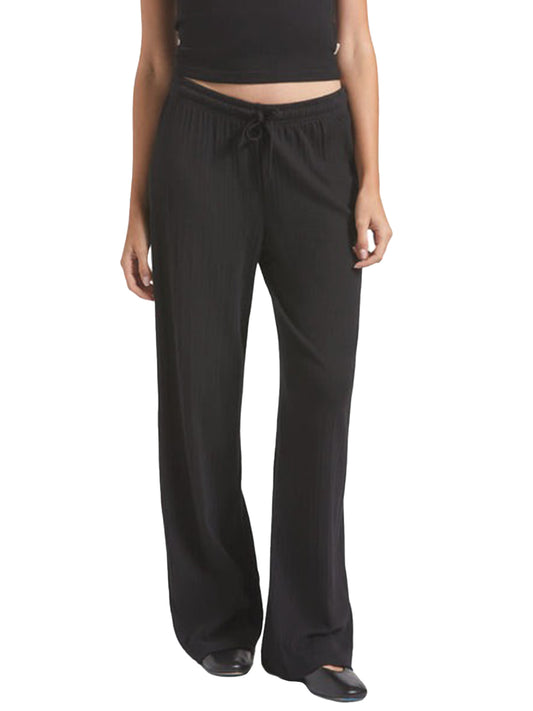 Pointelle Lounge Pants - Black