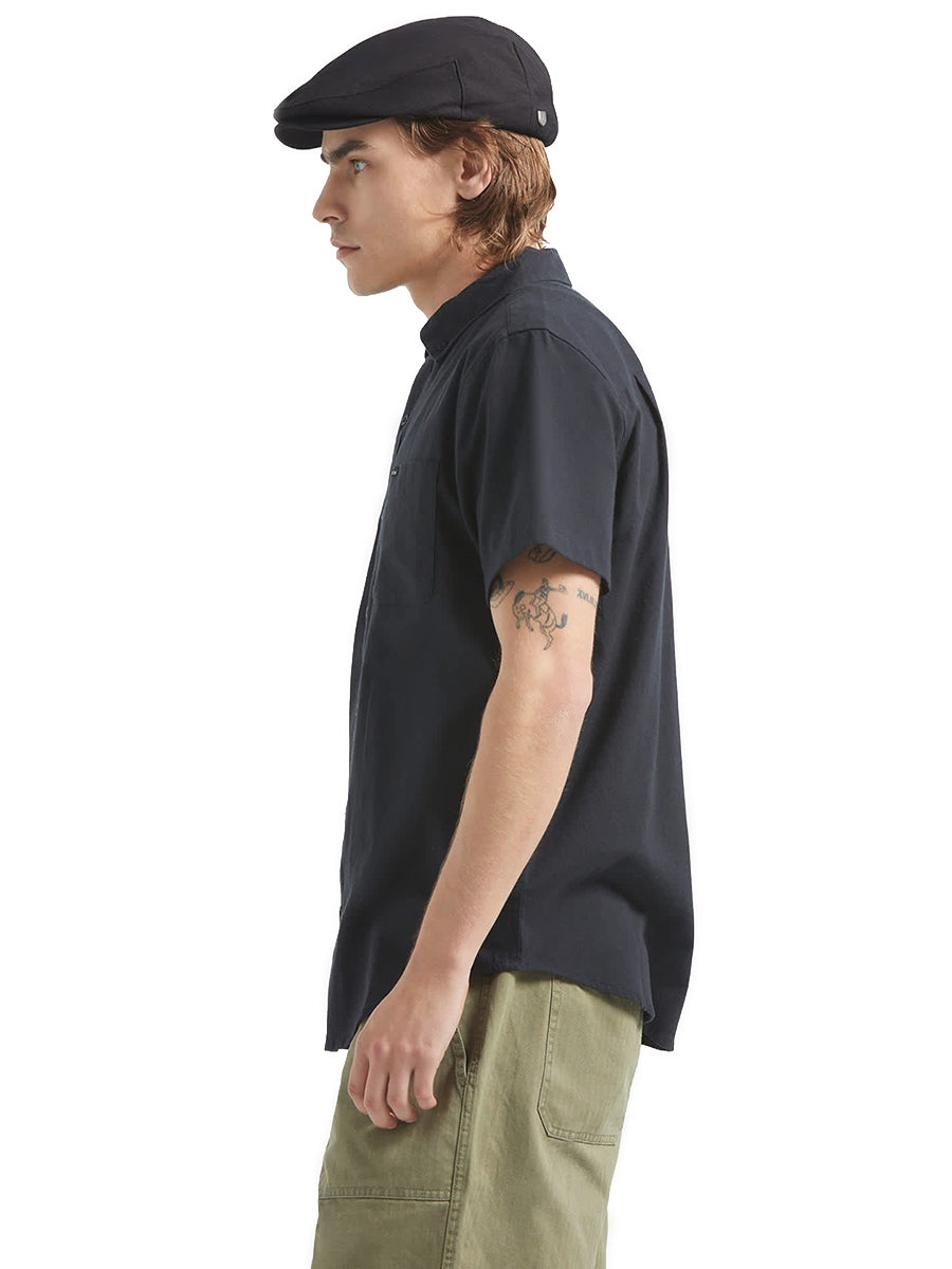 Sanford Oxford Short Sleeve Shirt - Black