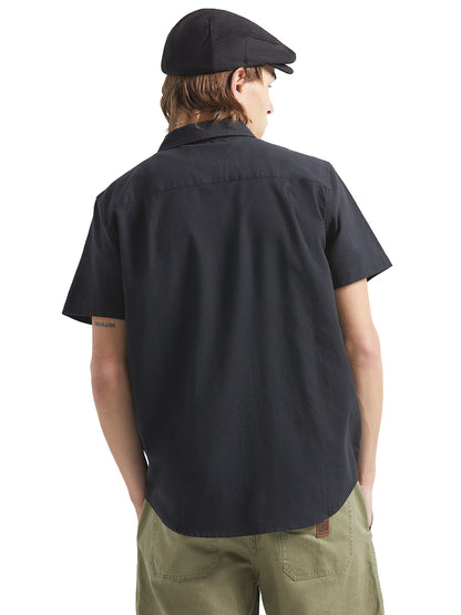 Sanford Oxford Short Sleeve Shirt - Black