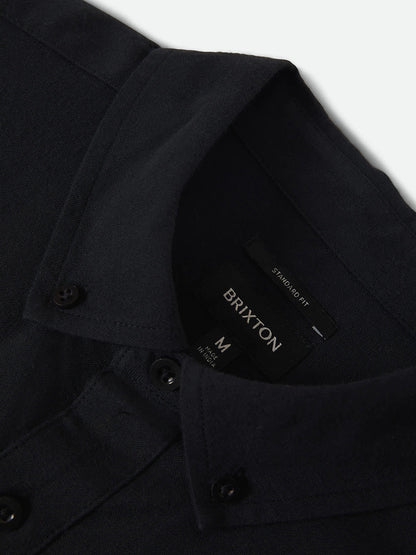 Sanford Oxford Short Sleeve Shirt - Black