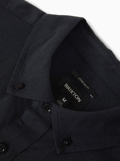Sanford Oxford Short Sleeve Shirt - Black