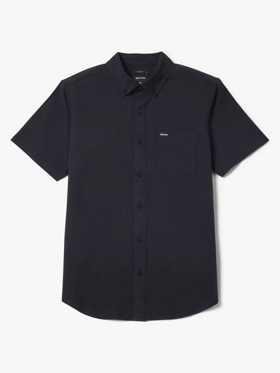 Sanford Oxford Short Sleeve Shirt - Black