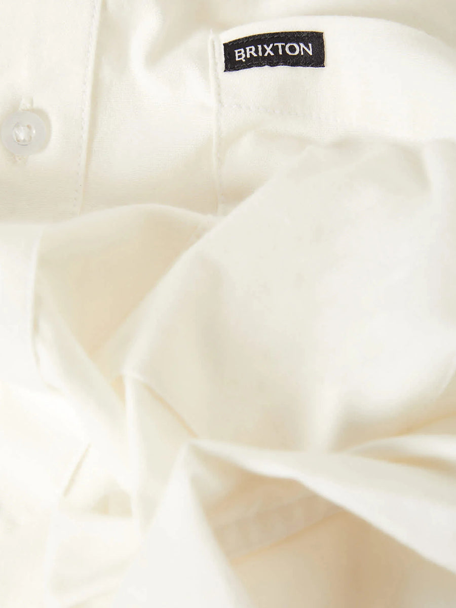 Sanford Oxford Short Sleeve Shirt - Off White