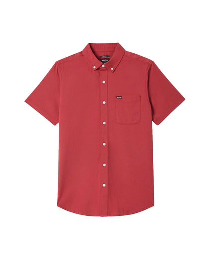 Sanford Oxford Short Sleeve Shirt - Robust Red