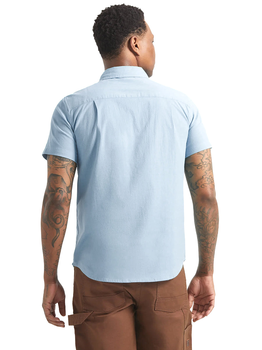 Sanford Oxford Short Sleeve Shirt - Blue Aura