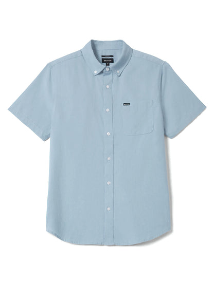 Sanford Oxford Short Sleeve Shirt - Blue Aura