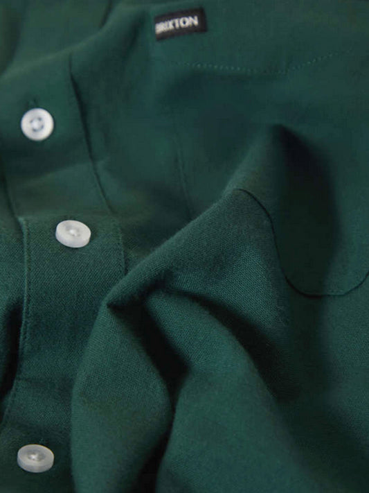 Sanford Oxford Short Sleeve Shirt - Primal Green