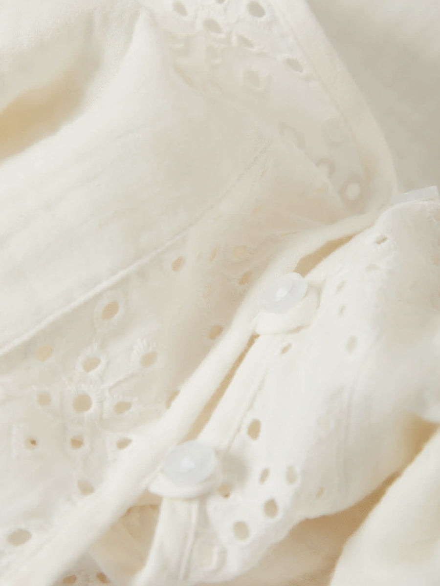 Seaside Eyelet Top - Off White