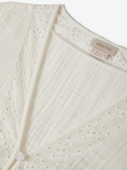 Seaside Eyelet Top - Off White