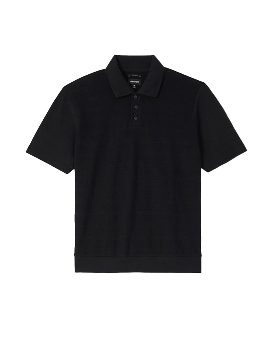 Stereo Short Sleeve Polo - Black