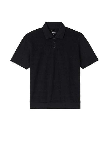 Stereo Short Sleeve Polo - Black
