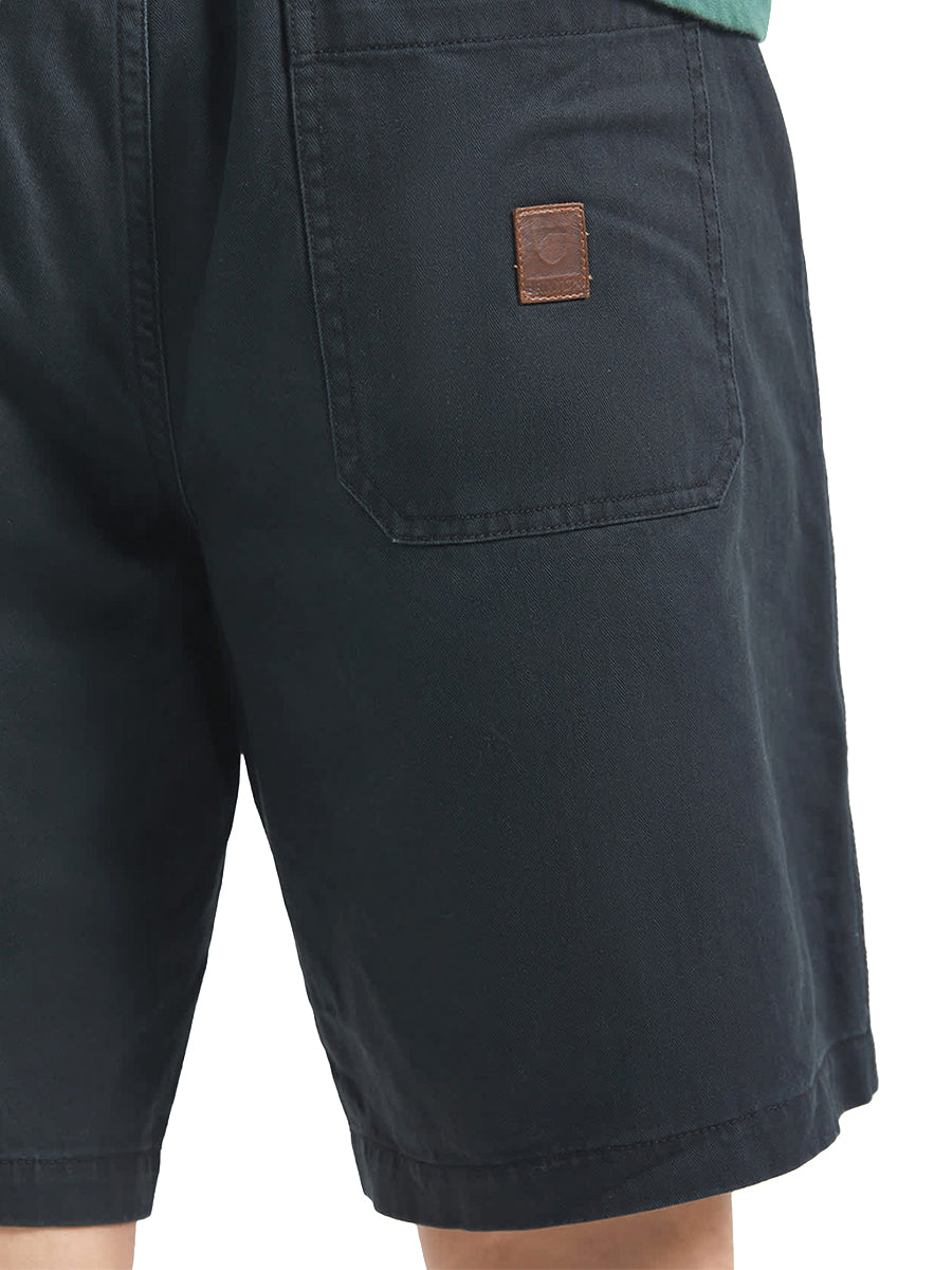 Surplus Vintage Wash Herringbone Shorts - Washed Black