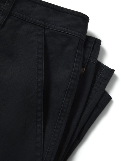 Surplus Vintage Wash Herringbone Shorts - Washed Black