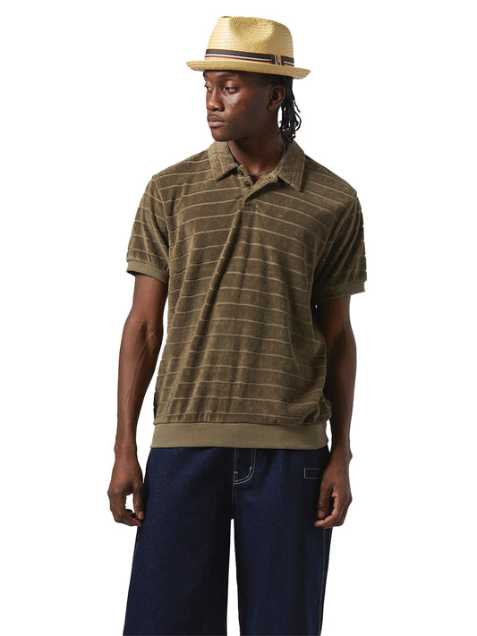 Terry Short Sleeve Polo - Ivy Green