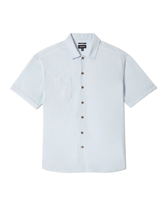 The Vintage Short Sleeve Shirt - Blue Aura