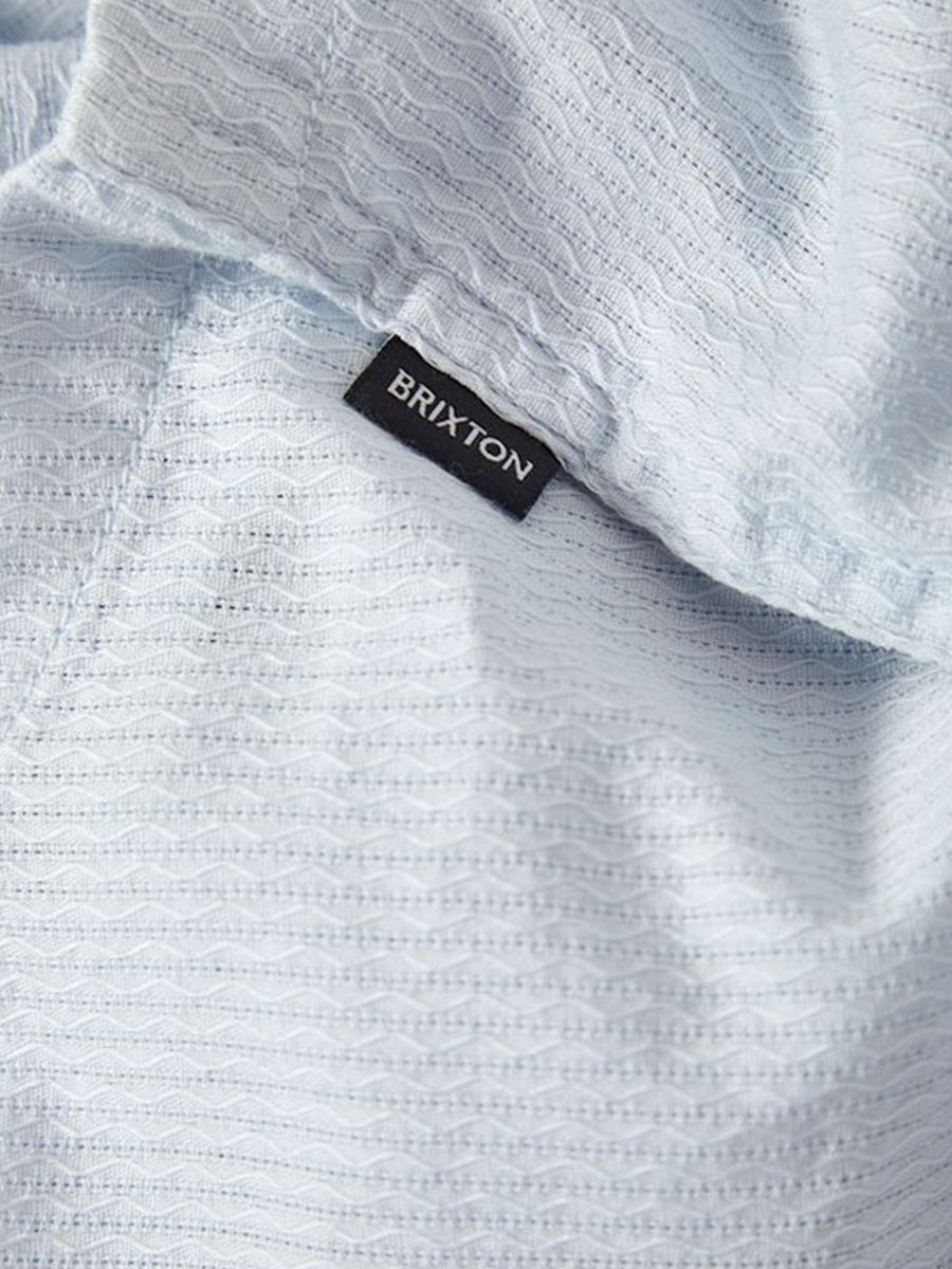 The Vintage Short Sleeve Shirt - Blue Aura