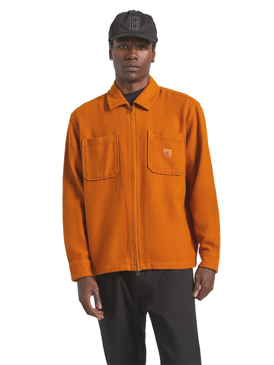 Union Full Zip Flannel - Rustic Caramel