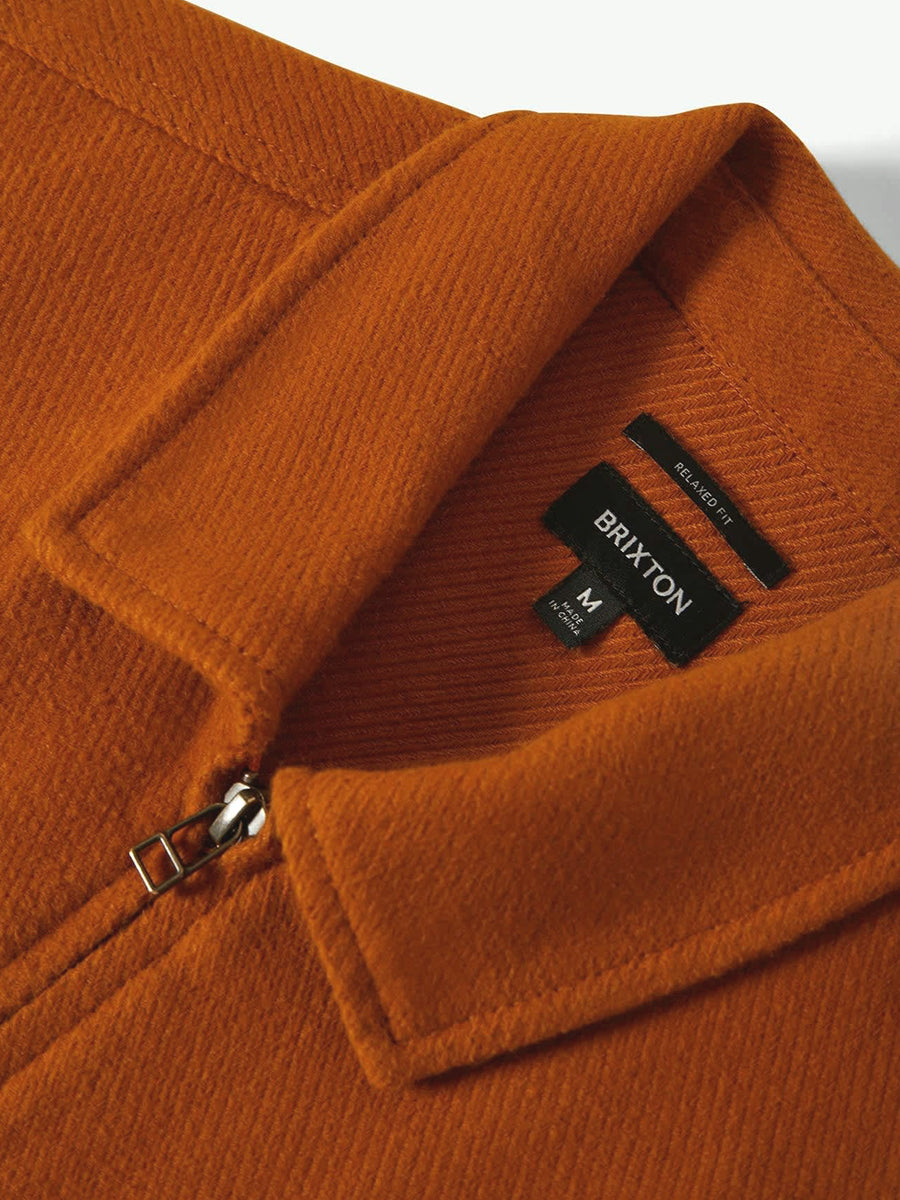 Union Full Zip Flannel - Rustic Caramel