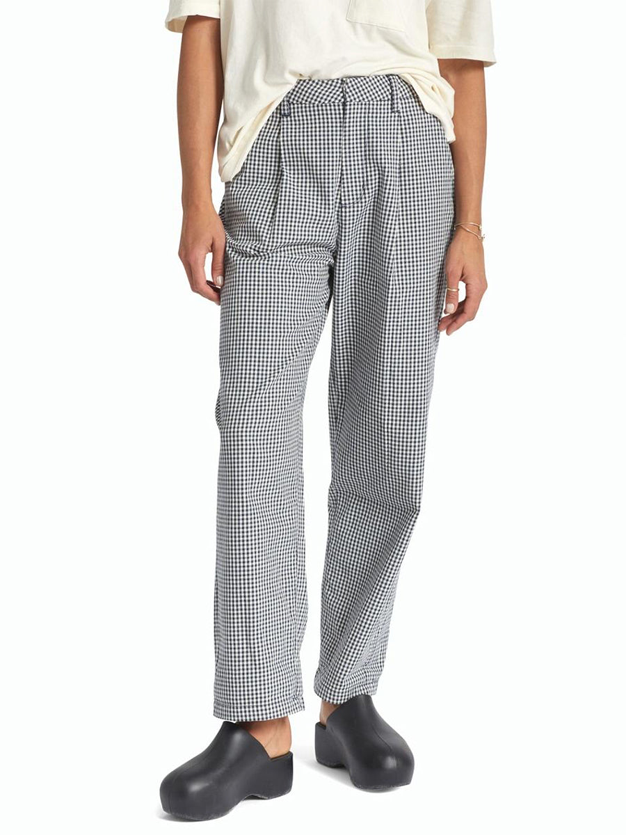 Victory Trouser Pant - Washed Navy Gingham