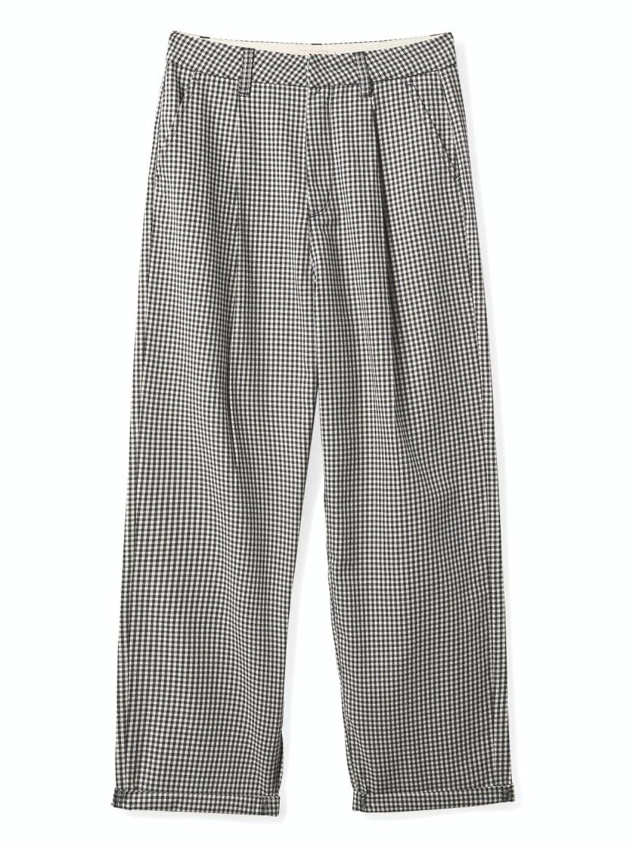 Victory Trouser Pant - Washed Navy Gingham