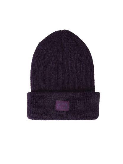 Woodburn Brushed Beanie - Deep Purple