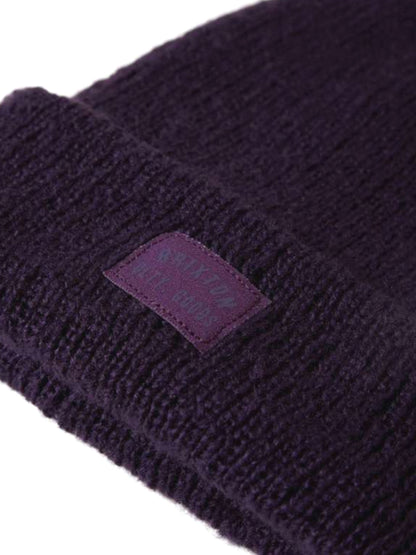 Woodburn Brushed Beanie - Deep Purple
