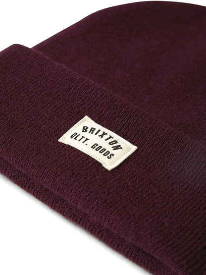 Woodburn Watch Cap Beanie - Port