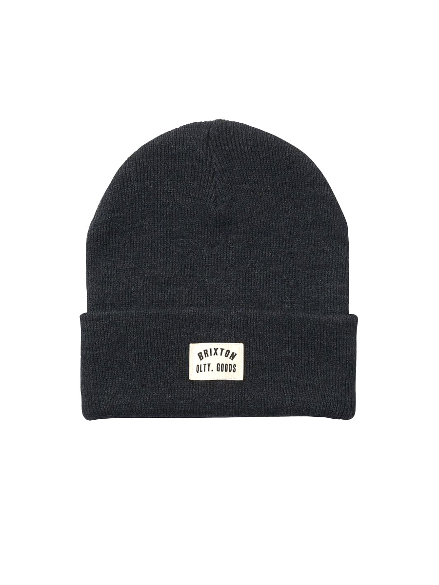 Woodburn Watch Cap Beanie - Washed Black