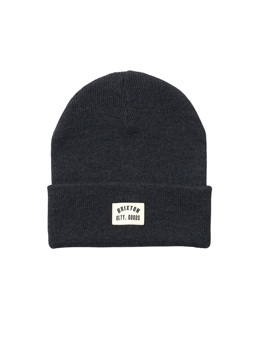 Woodburn Watch Cap Beanie - Washed Black