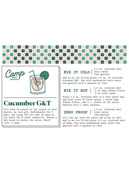 Cucumber G&T Cocktail Kit
