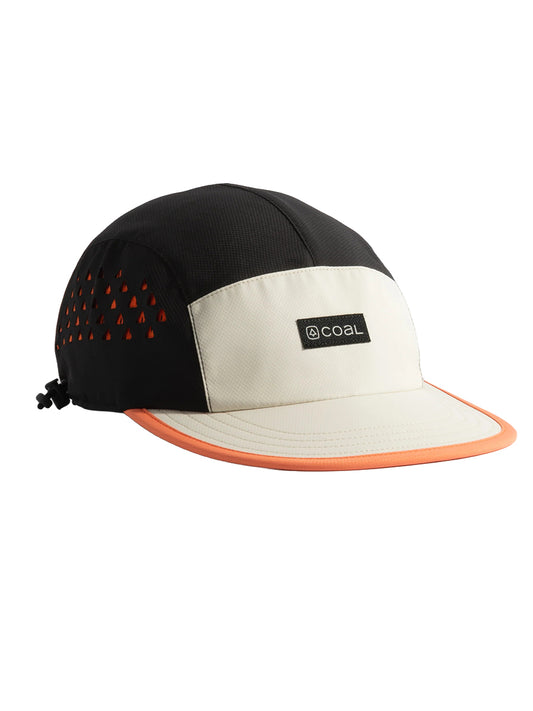 The Provo 5-Panel Hat - Bone & Nectarine