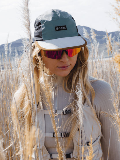 The Provo 5-Panel Hat - Sage & Black
