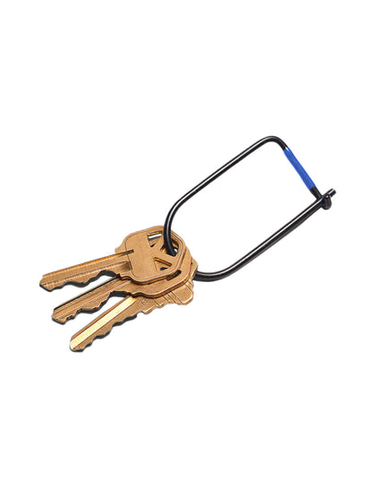 Wilson Keyring - Vapor Black & Blue