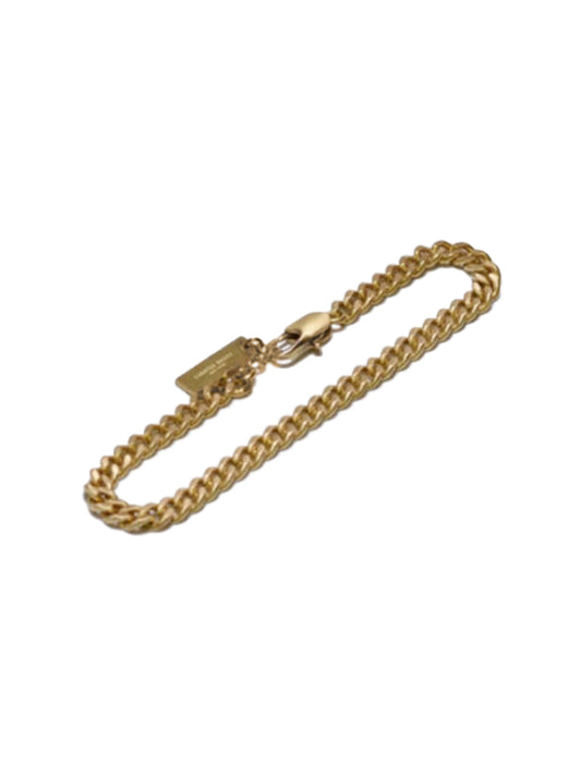 5mm Thin Chain Bracelet - Brass