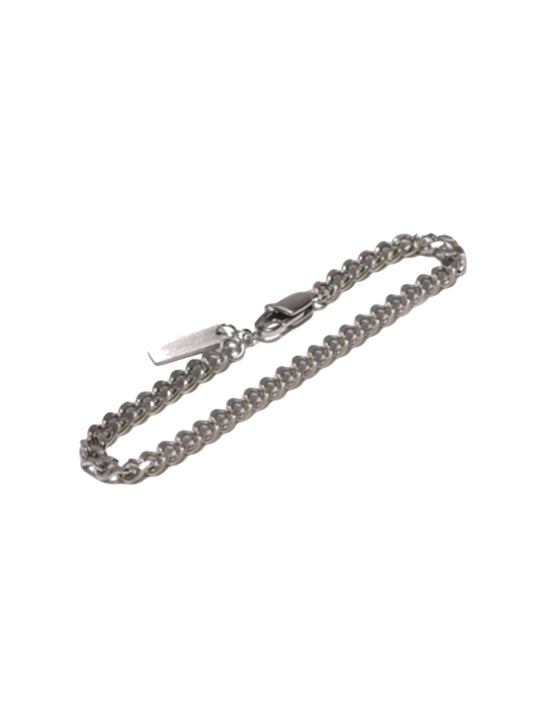 5mm Thin Chain Bracelet - Steel