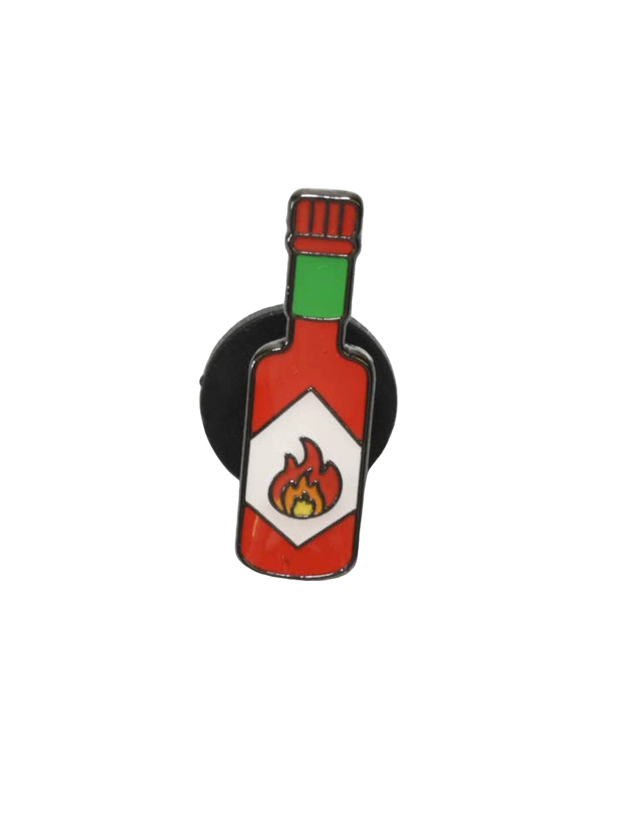 Hot Sauce Enamel Pin