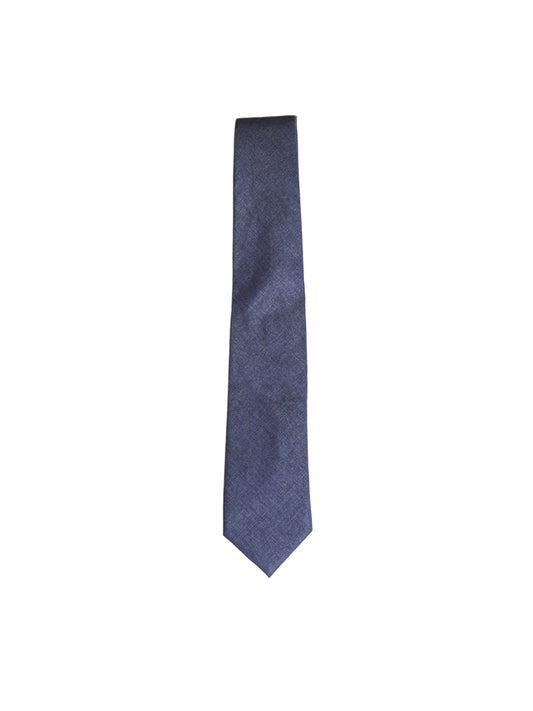 Linen Tie - Navy