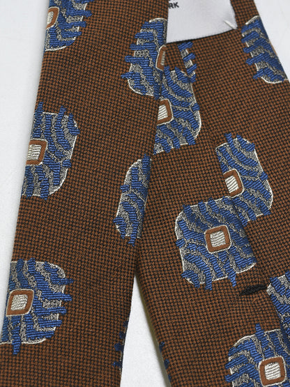 Medallion Tie - Brown