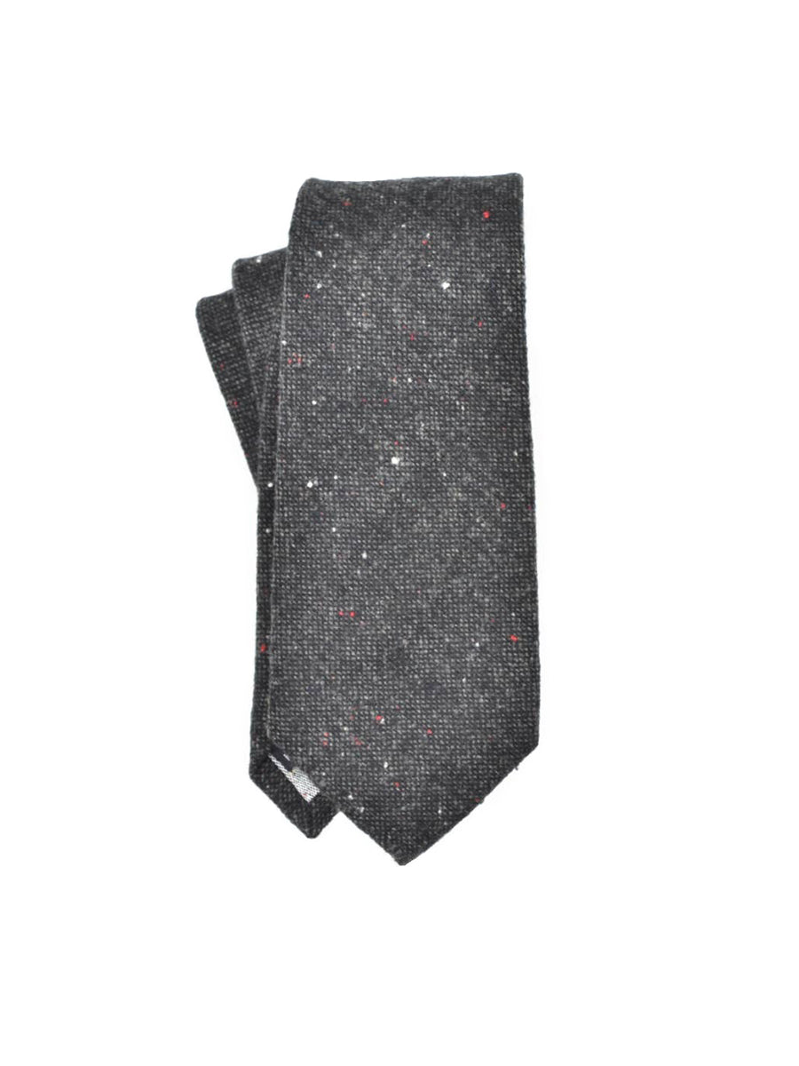 Speckled Wool Tie - Charcoal