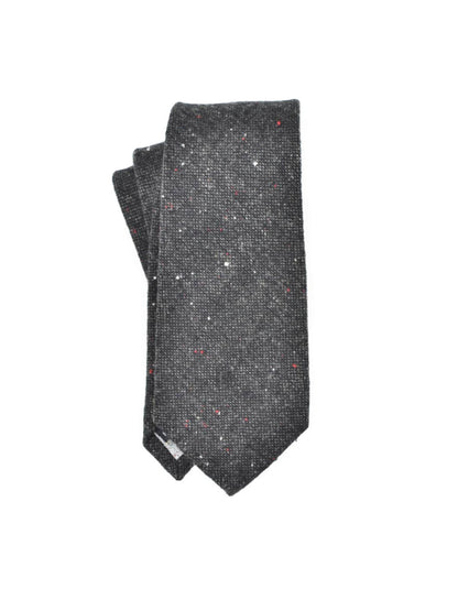 Speckled Wool Tie - Charcoal