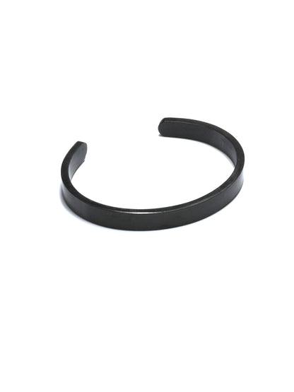 Wide Cuff - Black Steel