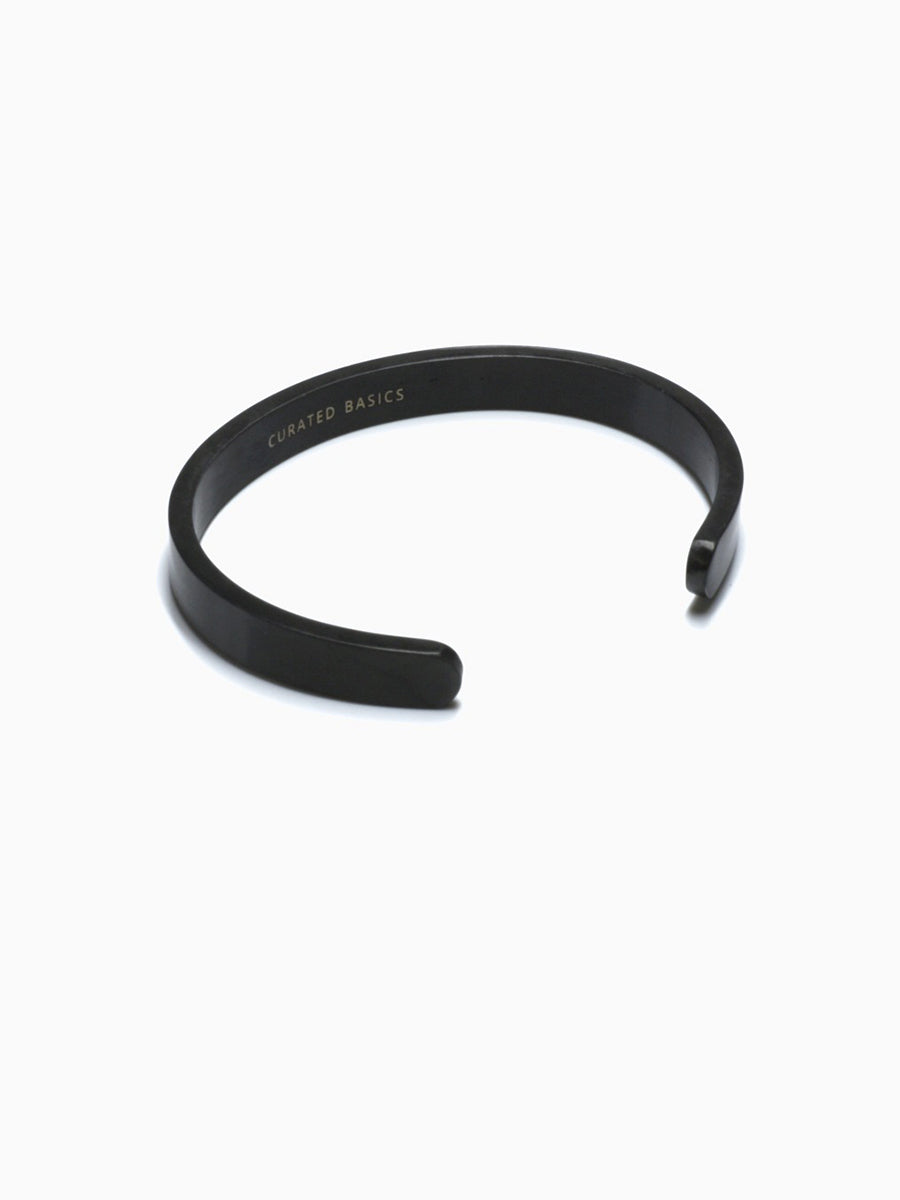 Wide Cuff - Black Steel