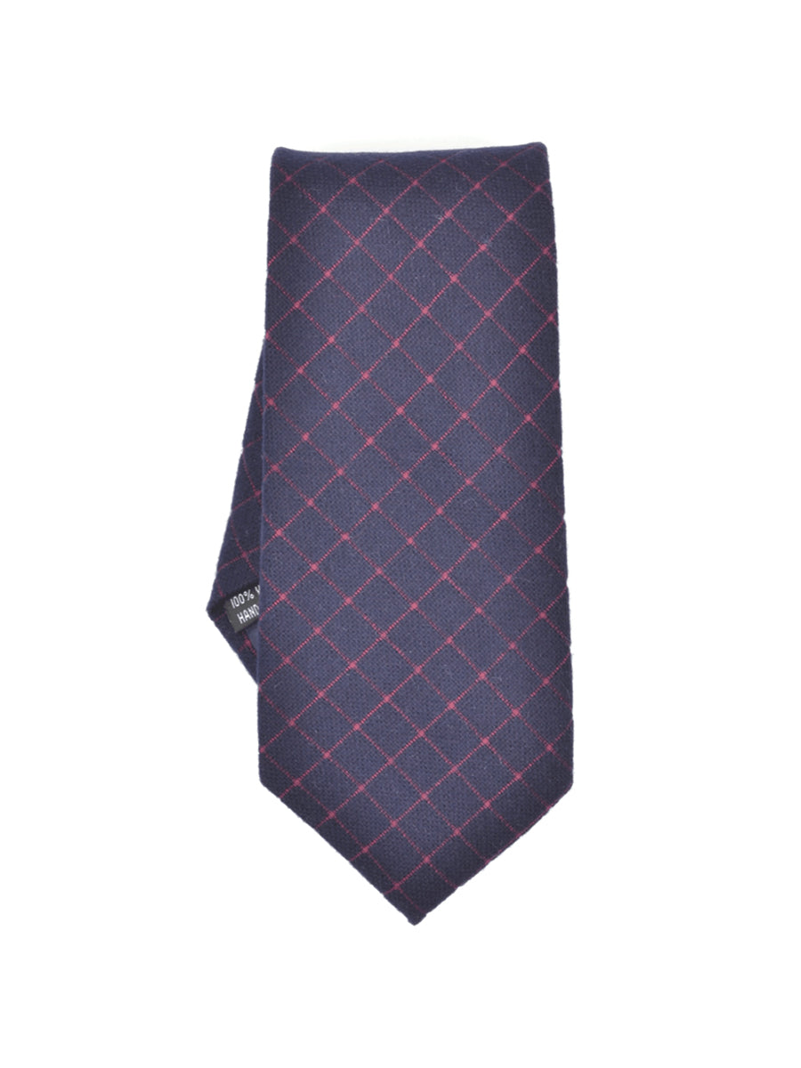 Window Pane Tie - Navy