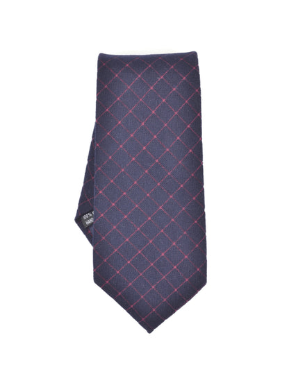 Window Pane Tie - Navy