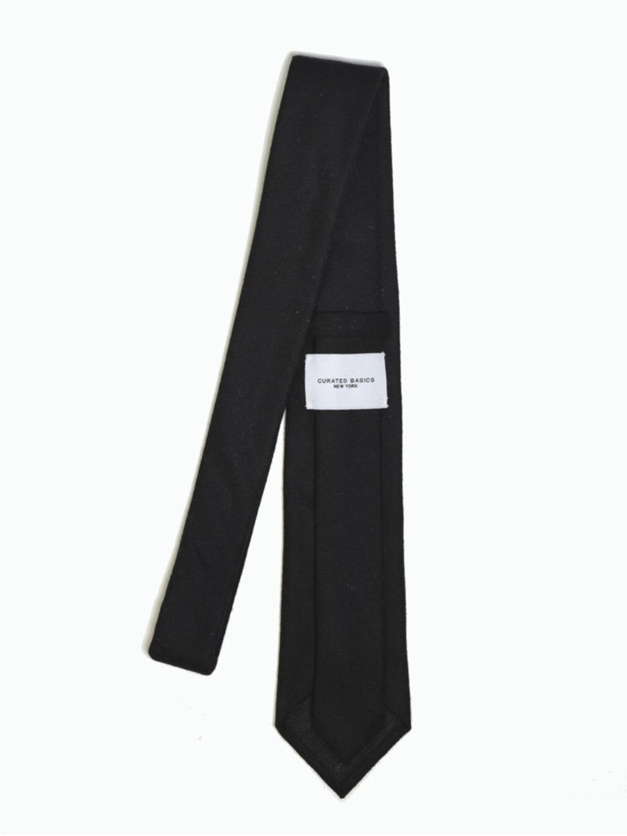 Wool Tie - Black