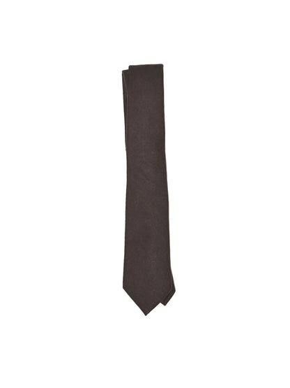 Wool Tie - Dark Brown