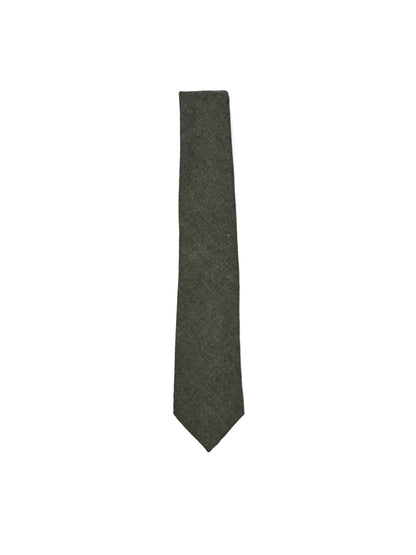 Wool Tie - Dark Green